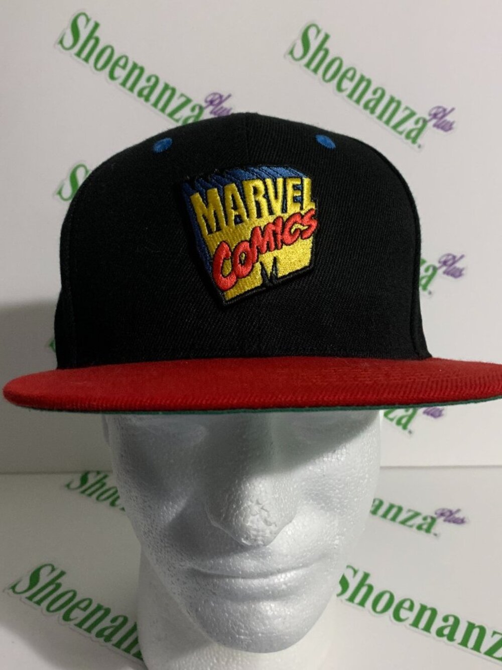 RSVLTS Hat Marvel Comics Teddy League Snapback Regular Crown Black Red Cap